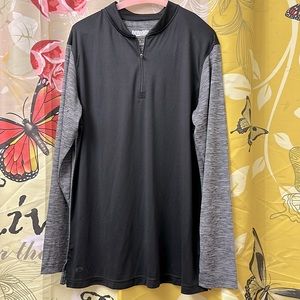 PENNANT men's L sport shirt black with gray sleeves